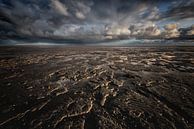Threatening clouds over the Wadden Sea. by Bas Meelker thumbnail