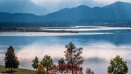 Allgäu See mit Wolken