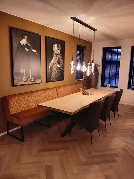 Customer photo: Queen Elizabeth of Bourbon, on canvas