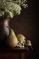 Pears with snail