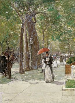 Fifth Avenue bij Washington Square, New York, Childe Hassam