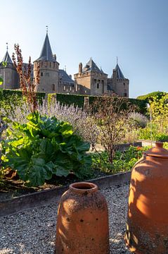 Muiderslot seen from the gardens by Paul Veen
