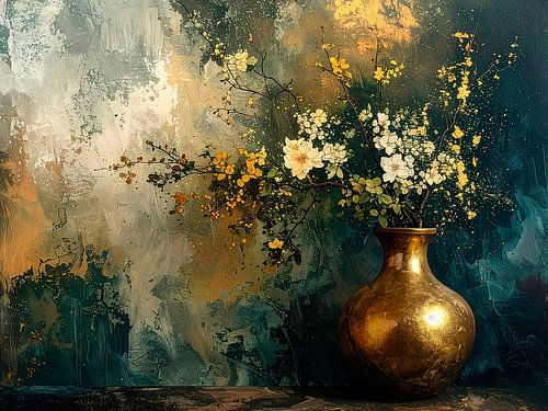 Stimmungsvolles Stillleben im japanischen Stil