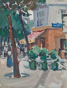 Samuel John Peploe - Luxemburgische Gärten - Paris (ca. 1908-1909)