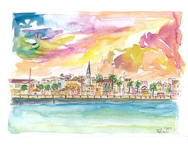 Martinique Fort de France Waterfront au lever du soleil