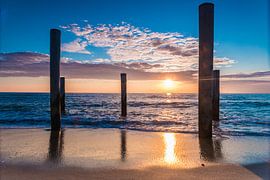 Tropical Caps mit einem wahnsinnig schönen Sonnenuntergang von Mike Bot PhotographS