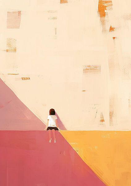 Abstrait avec l'homme par La collection ARTEO