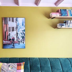 Kundenfoto: Mathieu van der Poel gewinnt in Siena von Leon van Bon, als ArtFrame