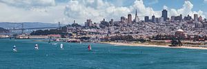 San Francisco Skyline van Melanie Viola