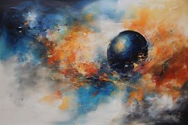 Tanz der Farben und Abstraktion auf Leinwand von Art & Soul Creations