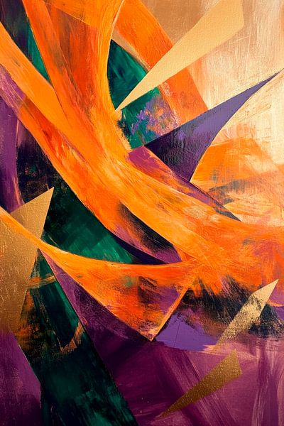 Abstract splendour of colour in motion by Poster Art Shop