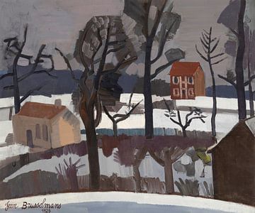 Jean Brusselmans. Winterlandschap