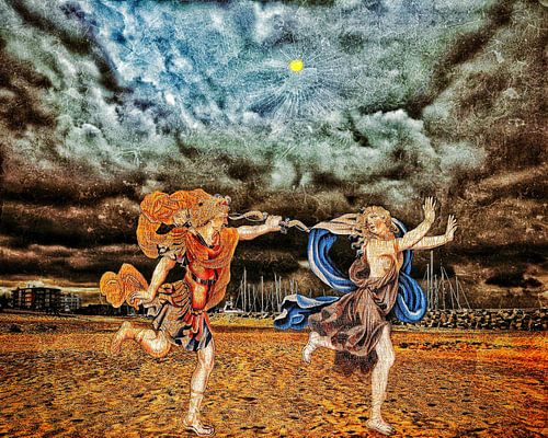 Daphne en Apollo in Cadzand aan Zee