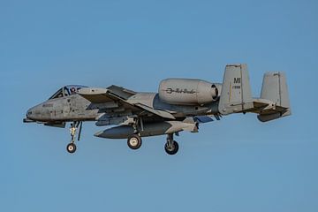 Landende Fairchild Republic A-10 Thunderbolt II. van Jaap van den Berg