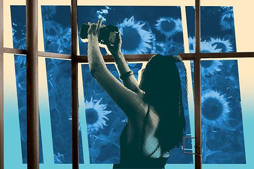 Blue Garden von True Color Stories