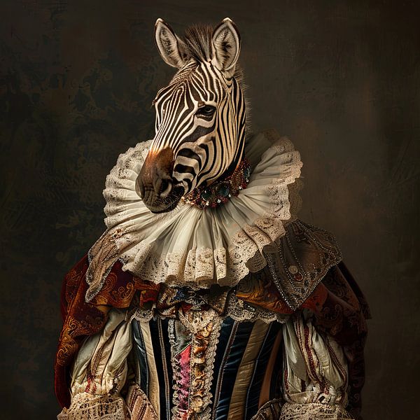 Zebra Royal von Poster Art Shop