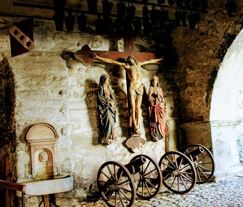 Entrance of the old castle Meersburg