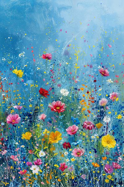Blumen 1172 | Blumen malen von Wunderbare Kunst