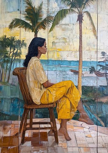 Nona Maluku on Tuhaha Bay