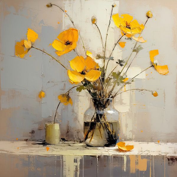 Butterblumen | Butterblumen von ARTEO Gemälde