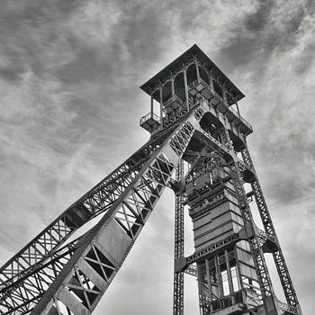 industrieel bouwwerk van steenkoolmijn