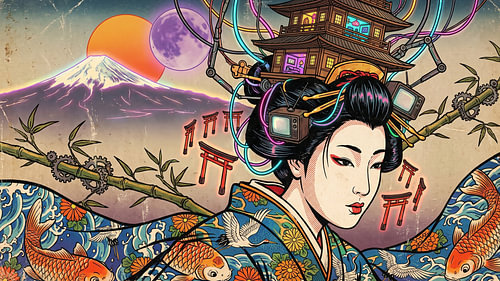Geisha japonaise