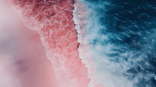 Pink Beach - Droneshot