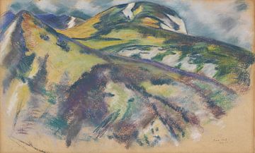 Valdez Hill (1918) door Marsden Hartley van Peter Balan