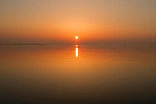 Winterse Zonsondergang aan de Oesterdam