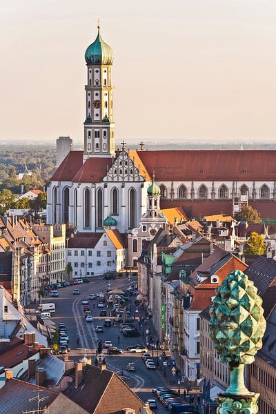 Augsburg in Beieren van Werner Dieterich
