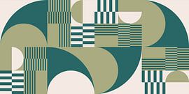 Serenity in Motion: Circles and Stripes no. 5 by Dina Dankers