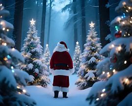 Santa at the Tannenwacht by Jean Pierre