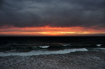 Australië - Zonsondergang in Adelaide van Frank Photos
