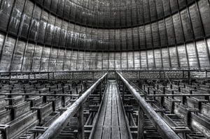 Inside a cooling tower van Patrick LR Verbeeck