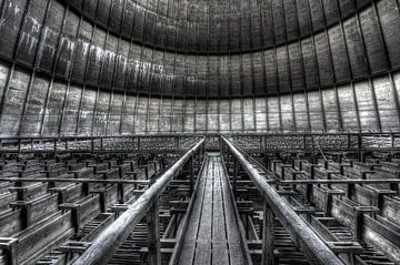 Inside a cooling tower by Patrick LR Verbeeck