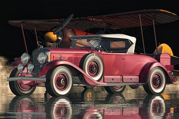 Cadillac V16 Roadster uit 1930 Een Amerikaanse sportwagen van Jan Keteleer