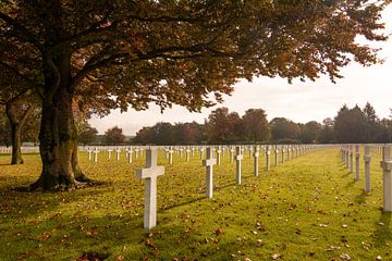 American cemetery in Henri-Chapelle Belgium by Lucia Leemans