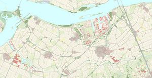 Landkarte von Moerdijk