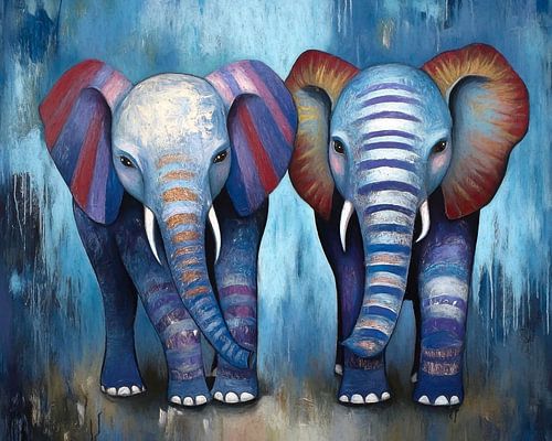 Vallen in de kleurpot