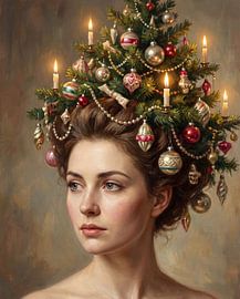 Femme de Noël sur AnderWerk