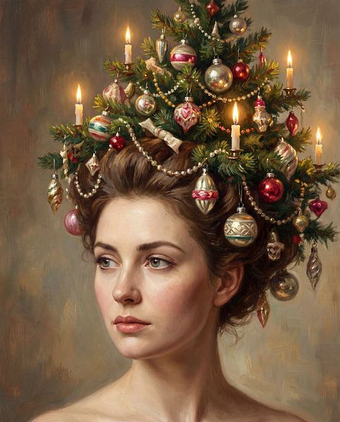 Femme de Noël par AnderWerk