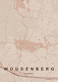 Map of Woudenberg by Stef van Campen