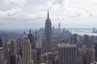 New-York City Manhattan Empire State Building view from Top of the Rock Rockefeller Center van Bastiaan Bos thumbnail