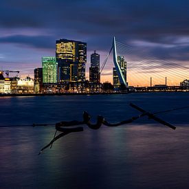 Skyline Rotterdam bei Sonnenuntergang von TVS Photography