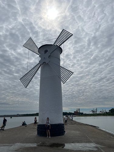 Molen op de peer in Swinemünde (Polen)