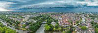 Stormwolken boven Zwolle tijdens een zomerse onweersbui van Sjoerd van der Wal Fotografie thumbnail