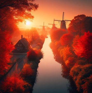 Herbst - Apeldoorn - Gelderland - Herbst - Farben - Warm von Laura Nieuwenhuis Fotografie