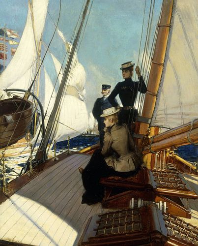 Albert Lynch,Een middag op zee