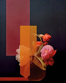 Neonblumen, zeitgenössische Kunst von Studio Allee