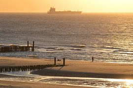 Sunset at the coast of Domburg by Love Zeeland